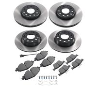 Ant.+Post. Dischi e Pastiglie Freno for VW Golf Sportsvan AM1 2014-20 Ant Post