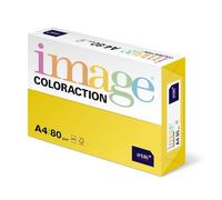 Antalis Coloraction 89609 - Risma di carta colorata, formato A4, 500 fogli, 80 g/m2, colore: Giallo canarino