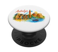 Antalya, Turchia, viaggio quotidiano classico PopSockets PopGrip Adesivo