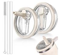 ANTAND Confezione da 2 coperchi di ricambio a tenuta stagna per Stanley Quencher H2.0, accessori per Stanley Quencher H2.0, per tazze Stanley Stanley da 1180 ml (beige, beige)
