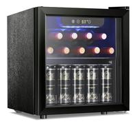 Antarctic Star 12 bottiglie/48 lattine, mini frigorifero frigorifero, porta in vetro per birra e soda, dispenser per bevande piccolo frontale trasparente rimovibile per la casa, bar dell'ufficio (1.3