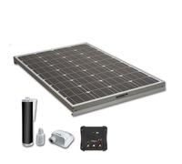 Antarion Kit Pannello Solare Monocristallino 160W - Regolatore PWM per 2 Batteri