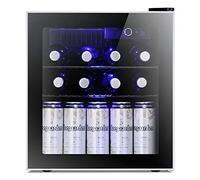 Antartico Star Mini frigo frigo, 60 lattine di bevande frigorifero porta in vetro per birra, soda o vino, piccolo distributore di bevande con porta in vetro trasparente frontale rimovibile per casa, ufficio o bar (1,6 cu.ft)