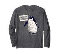 Antartide Cruise Squad Penguin Vacanza Souvenir divertente Maglia a Manica