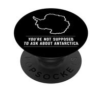 Antartide Mistero Terra Nascosta Teoria Accesso Limitato PopSockets PopGrip Adesivo