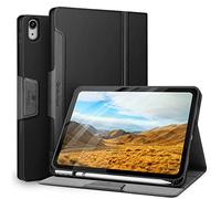 Antbox Custodia per iPad 10ª Generazione 10,9 Pollici 2022 in Pelle PU con Portapenne, Angolo di Supporto Regolabile, Funzione di Auto Sveglia/Sonno(Nero)