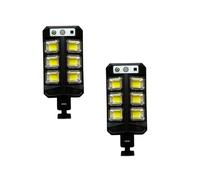 AntDau71® - 2 Pezzi Faretto Solare 72 LED con Staffa di Montaggio, Sensore di Movimento e Telecomando - Illuminazione Potente, Ricarica Solare e Controllo Remoto per Massima Efficienza - CW965-2pz