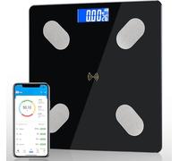 AntDau71® - Bilancia Digitale Professionale. Smart Con Connettività e Compatibilità ad App Fitness. Funzione Multiutente. Con 12 Indicatori riguardo la Composizione Corporea - CW956