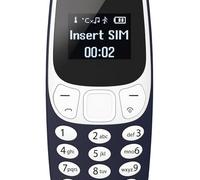 AntDau71 - BM10 Worlds Più Piccolo Telefono 2 in 1 Mini Telefono Sbloccato GSM con Vivavoce Bluetooth Dialer Cuffia Bluetooth Doppia SIM Card GSM (BLU)