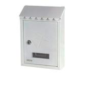AntDau71 - CASSETTA POSTALE PER ESTERNO BUCA PORTA LETTERE BIANCO CON TETTO APRIBILE cm 21x7x30h CW429