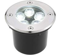 AntDau71® - Faretto a led segnapasso calpestabile da esterno viali sentieri giardino pavimento IP65 da incasso a terra luce calda 3000k - 220V (5 watt (12 x 9,5 cm))