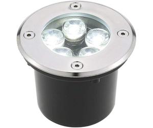 AntDau71® Faretto a led segnapasso calpestabile da esterno viali sentieri giardino pavimento IP65 da incasso a terra luce fredda 6500k - 220V (5 watt (12 x 8,5 cm))