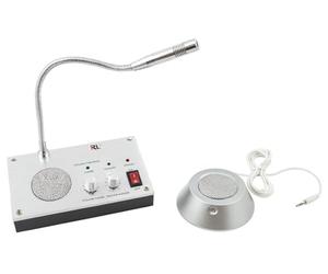 AntDau71® - Interfono da Banco Due Vie con Microfono e Altoparlante | Sistema Intercomunicante Professionale per Sportelli, Banche, Uffici e Negozi | Audio Nitido e Installazione Facile - CW262