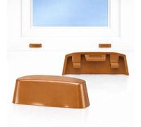 Ante bellum Tappi per fori per finestre da 36 mm, 25 pezzi, per drenaggio efficace - Prevenite danni all'acqua sulle vostre finestre (RAL8003)