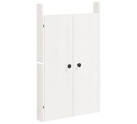 Ante da Cucina da Esterno Bianche 50x9x82 cm Legno Massello di Pino