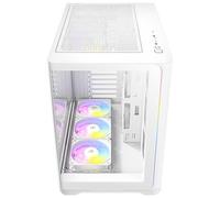 Antec C5 Curve ARGB, 4 ventole ARGB PWM da 120 mm incluse, fino a 10 ventole contemporaneamente, porta Type-C 3.2 Gen 2, pannelli frontali e laterali in vetro temperato curvo, supporto radiatore 360