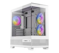 Antec Case Mini Tower ARGB Bianco con Pannelli in Vetro Temperato