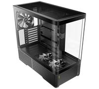 Antec Custodia Mid-Tower C6 Curve Air, vetro temperato panoramico, alto flusso d'aria, 3 ventole PWM incluse, supporto radiatore da 360 mm e GPU da 450 mm, Type-C 10 Gbps, custodia da gioco ATX