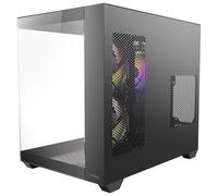 Antec CX800 ARGB Midi Tower Nero (ANTEC CX800 Mid Tower Gaming Case, Black, 270 Full-view tempered glass, 3 x 120mm ARGB reverse fans, 1x USB 2.0 / 1x USB 3.0, ATX, Micro ATX, ITX)
