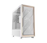Antec Flux Wood White, 5 ventole PWM incluse, pannello frontale ad alto flusso d'aria con legno di betulla, Type-C, radiatore da 420 mm e supporto per scheda madre con connessione posteriore, fino a 9