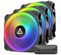 Antec Prizm X 120 ARGB 3+C Case per computer Ventilatore 12 cm Nero 3 pz Antec Prizm X 120 ARGB PWM 12cm Case Fans x3 Hydrauli