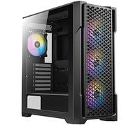 ANTEC Serie AX AX90 Mid-Tower ATX Gaming, pannello frontale High Airflow Mesh, 4 ventole ARGB da 120 mm incluse, parti laterali in vetro temperato, supporto raffreddamento da 360 mm
