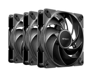 Antec Tranquil 120, ventole per case da 120 mm x 25 mm, ventole PWM, 2000 giri/min, 59,23 CFM, 2,46 mmH₂O, connettore PWM a 4 pin, ventola da 120 mm, serie Tranquil, confezione da 3