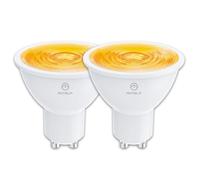 ANTELA GU10 LED Lampada 3000K Luce Bianca Calda, 2.5W 450LM, Uguale a 60W Lampade Alogene, Livello di Efficienza Energetica A, non Dimmerabile, 2 Pezzi