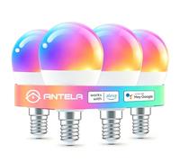 ANTELA Lampadina Alexa E14 4.5W Smart Bulb Wifi LED G45