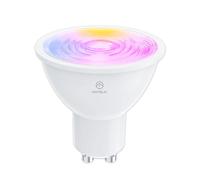 ANTELA Lampadina Alexa GU10 Riflettore 4,5W 350LM, Lampadine Intelligente Multicolore, Controllo App Compatibile con Alexa/Google Home, RGB&2700K-6500K Bianco Freddo Caldo, 1PCS