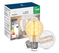 ANTELA Lampadina LED E27 5W 1055LM 2700K Luce Bianca Calda Sostituisce 75W, Lampada a Risparmio Energetico Non Dimmerabile, 2Pz