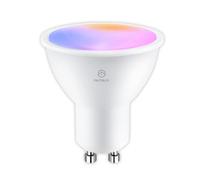 ANTELA Lampadine LED WiFi GU10 5W, Dimmerabile, Controllo App con Alexa/Google Home, RGB&2700K-6500K Bianco Freddo Caldo, 1PCS