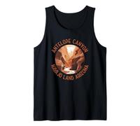 Antelope Canyon Arizona invecchiato Cerchio Vintage Canotta