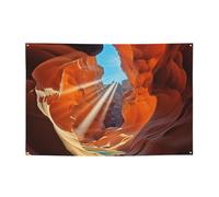 Antelope Canyon Banner Party Decor Sfondo Bandiera Festa di Compleanno Fotografia Sfondo Decorazione Banner e Segnali Decorazione da Parete Banner Feste Forniture Bomboniere 180 x 119 cm