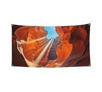 Antelope Canyon Banner Party Decor Sfondo Bandiera Festa di Compleanno Fotografia Sfondo Decorazione Banner e Segnali Decorazione da Parete Banner Forniture per Feste Bomboniere 178 x 89 cm