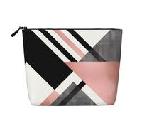 Antelope Canyon - Trousse da viaggio con motivo a singolo strato, adatta per viaggi di lavoro e uso quotidiano., Triangolo astratto a righe, taglia unica