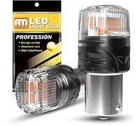 ANTEMOON BAU15S PY21W Lampadine LED 12V Ampia Tensione 8 Watt Super Luminoso Luce Ambra Auto Lampada 7507 1056 5009 per Luci Posizione, Luce Retromarcia, Luci Posteriori, 2 Pezzi