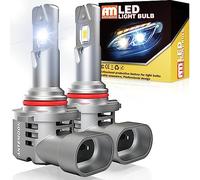 ANTEMOON HB3 9005 LED Lampadine per Fari Auto, 90W 18000LM Canbus 6000K Bianco 12V 24V Abbaglianti e Anabbaglianti, 1:1 Mini Lampada Sostituzione per Alogena e Xeno, 2 Lampadina HB3
