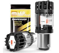 ANTEMOON P21/5W 1157 BAY15D Lampadine LED 100% Canbus Sensa Errore 12V Super Luminoso Rosso 2057 2357 Luci Sostitutive Auto per Luce di Retromarcia Freno, Luci Marcia Diurna, Luce di Svolta, 2 Pezzi