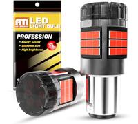 ANTEMOON P21/5W 1157 BAY15D Lampadine LED Canbus Sensa Errore Super Luminoso 5000LM 12V 24V Rosso 1016 2057 2357 per Luce di Retromarcia Posteriori Luce di Svolta Luce del Freno, 2 Pezzi