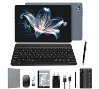 ANTEMPER Tablet 10 Pollici, 2024 Android 12 Touch Tablet, WiFi 5G/2.4G, Tablet in Offerta 4GB RAM+128GB ROM(TF 1TB), Octa-Core | 5+13 MP | 7000mAh | Include kit tastiera e mouse wireless, Grigio