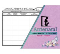 Antenatal Appointment Logbook: Prenatal Checkup Journal | Keep Track of Every Visit, Advice, and Milestone | 100 Pages