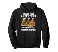 Antenati nativi americani Verità immigrati Indigeni Migra Felpa con Cappuccio
