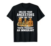 Antenati nativi americani Verità immigrati Indigeni Migra Maglietta