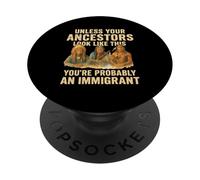 Antenati nativi americani Verità immigrati Indigeni Migra PopSockets PopGrip Adesivo