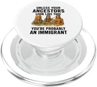 Antenati nativi americani Verità immigrati Indigeni Migra PopSockets PopGrip per MagSafe