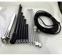 Antenna 1/4 onda per trasmettitore FM lega di alluminio stazione radio senza ...