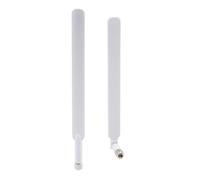 Antenna 4G LTE SMA Maschio Bianca 10dBi, 2 Pacchi Cellular Trail Cameras Extender Compatibile con B593S-850 B880 B890 B310 B593 4G LTE CPE ZTE Router hotspot mobile (Bianco)