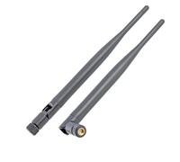 Antenna 5dBi 2.4GHz/5GHz All Copper Glue con connettore SMA maschio per router wireless, placcata oro, resistente alle intemperie per una trasmissione del segnale di lunga durata