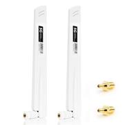 Antenna 5G LTE 4G LTE Signal Gain 18DBI Amplificatore di segnale SMA / TS9 maschio Omnidirezionale Antenna WLAN,600-6000MHz per 3G/4G/5G/GSM/GPRS Router IoT-Gateway Smart Home Bianco